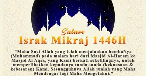 Pray for ummah, nation on Israk Mikraj