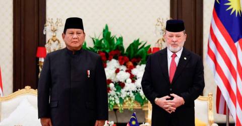 Prabowo thanks Sultan Ibrahim for Johor Royal family order