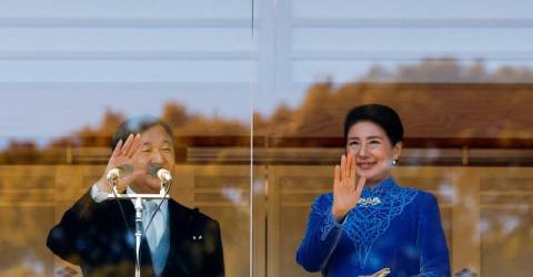 Japan’s emperor hopes for peace, 80 years after WWII end