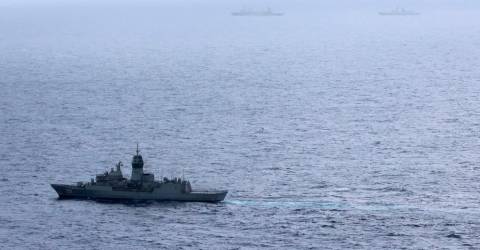 Australia says no live firing seen or heard from Chinese ships