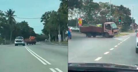 Driver jumps from lorry during JPJ pursuit