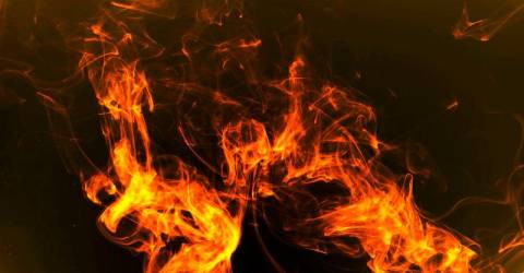 Man, two grandchildren perish in Labuan house fire