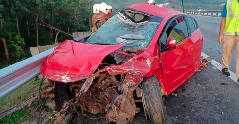 Husband, wife killed instantly in accident in Batu Pahat